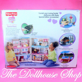 Fisher Price Loving Family Special Edition Townhouse Dollhouse Pet Set New-Toys & Hobbies:Preschool Toys & Pretend Play:Fisher-Price:1963-Now:Dollhouses-Fisher-Price-Dollhouse,Fisher Price,Living Room,Loving Family,New,New Boxed Sets,Special Edition Townhouse-The Dollhouse Shop